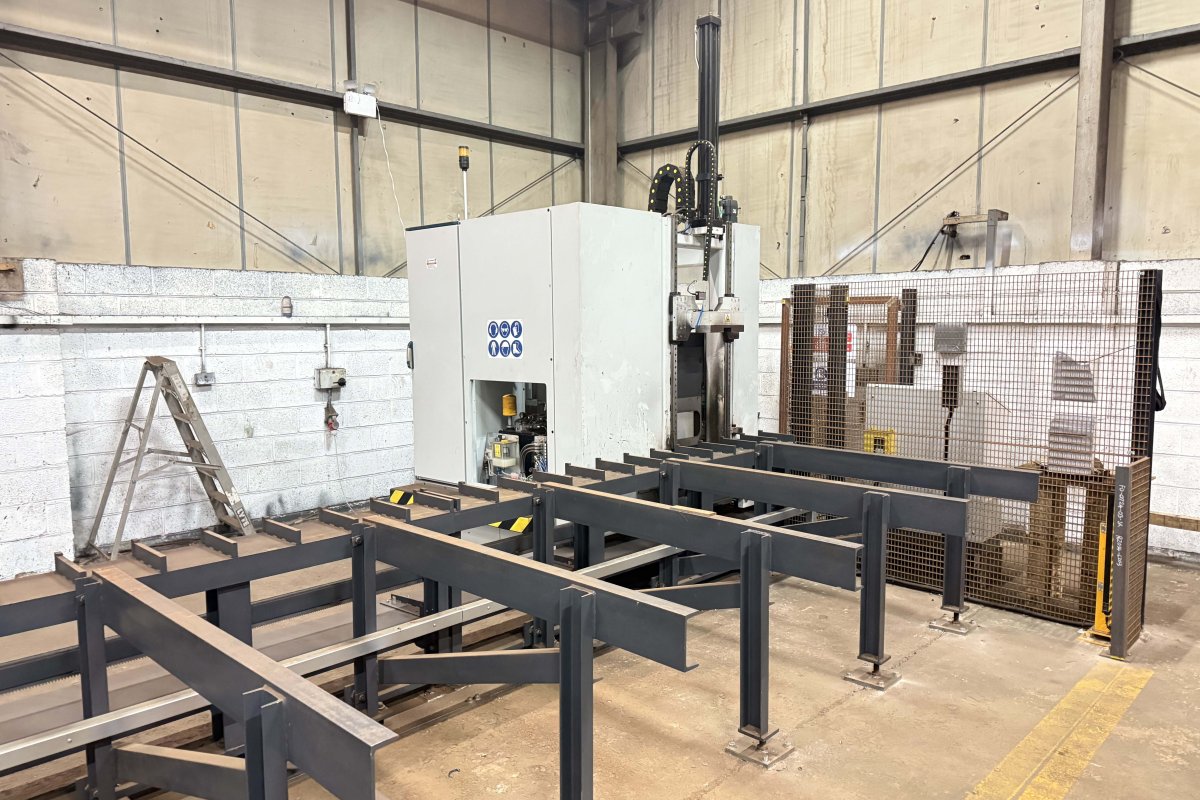 Immagine asta Asta online - Linea CNC di fresatura e foratura per profilati in acciaio Ficep Excalibur 1201 EX
