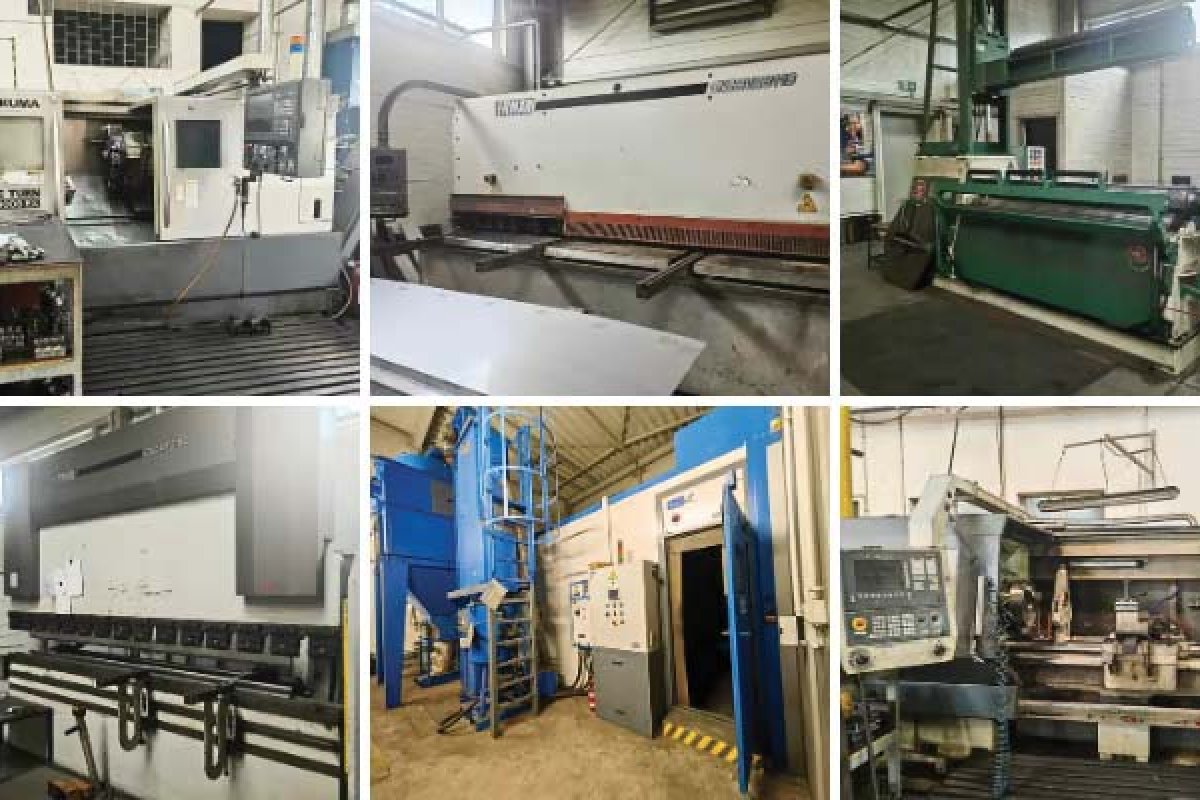 Immagine asta Vendita di liquidazione - Torni CNC, presse piegatrici, ghigliottine, attrezzature per saldatura e tutto il necessario per l'officina.