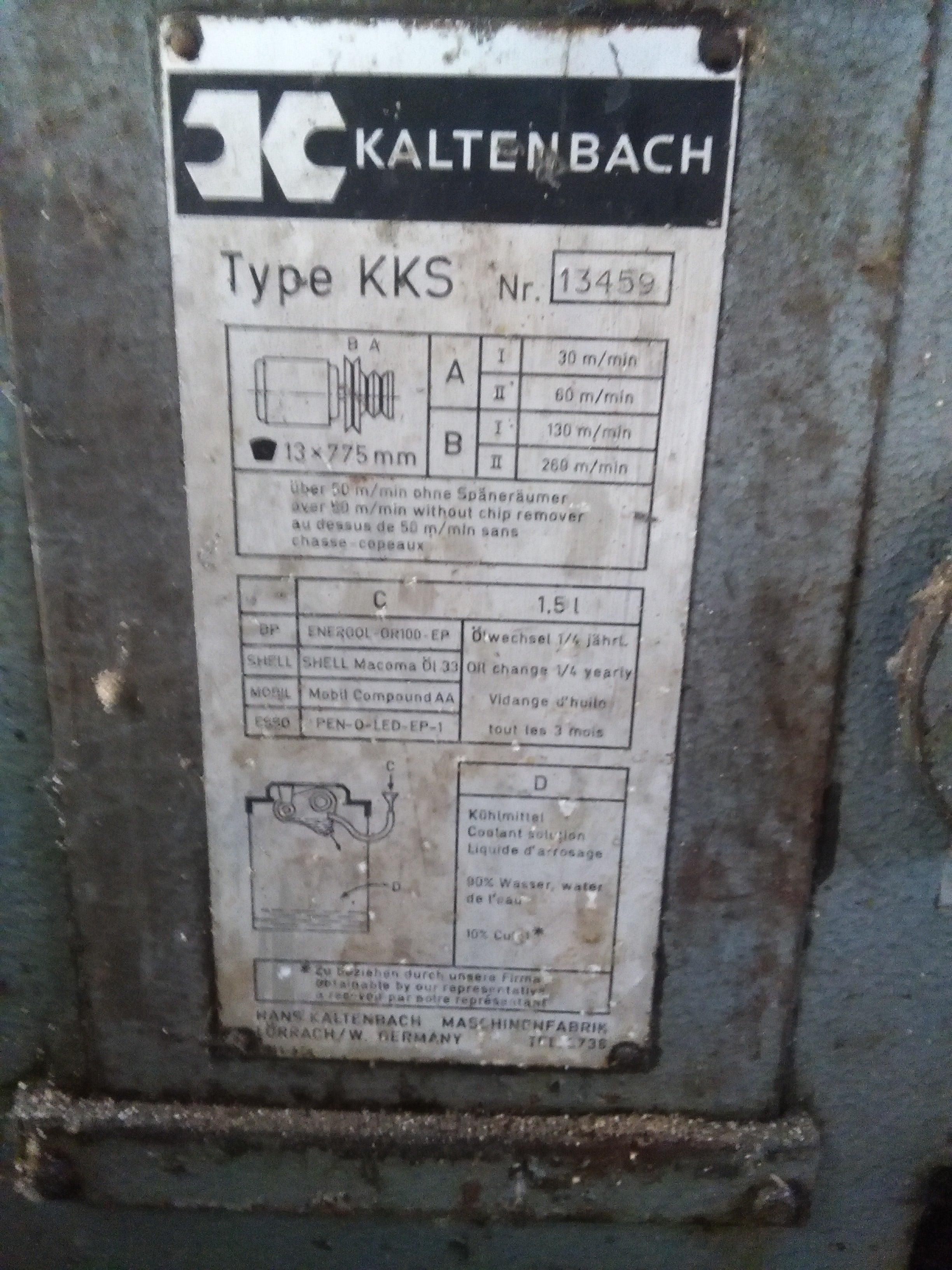 KALTENBACH Type KKS 