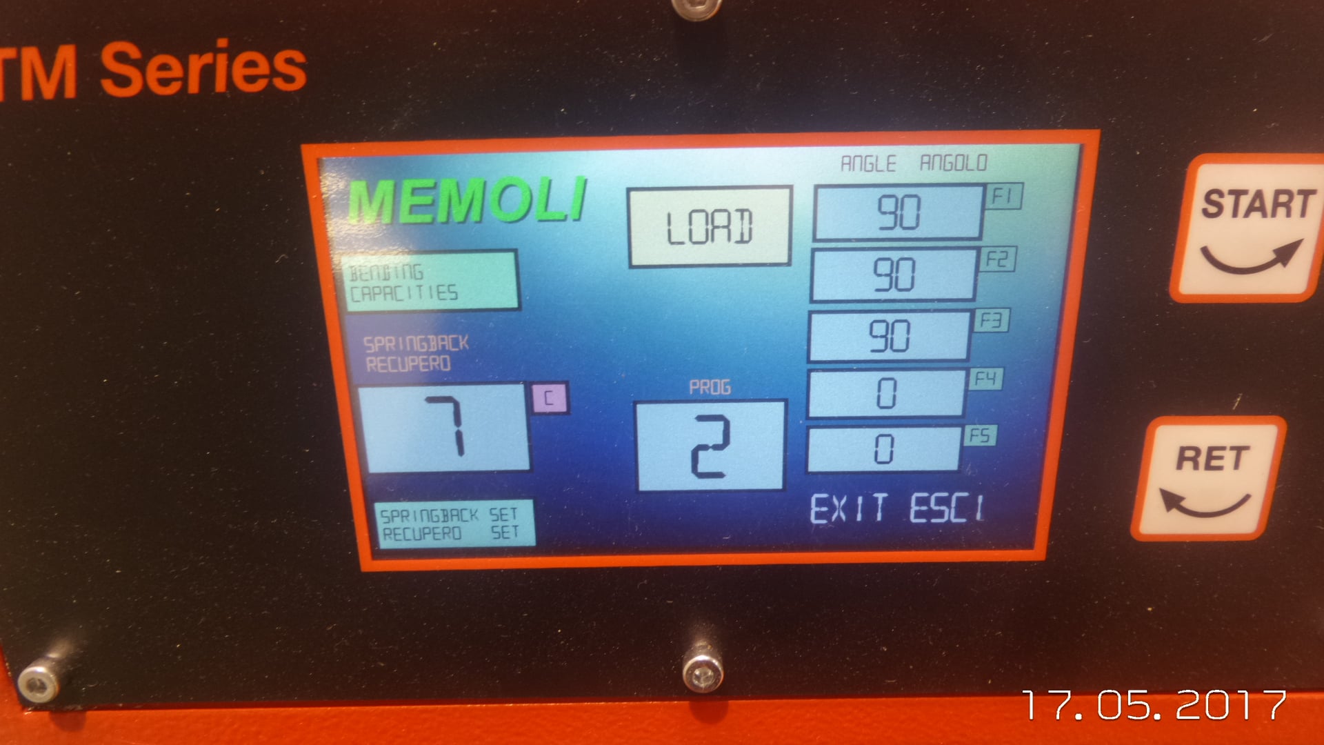 MEMOLI etm 76  2017