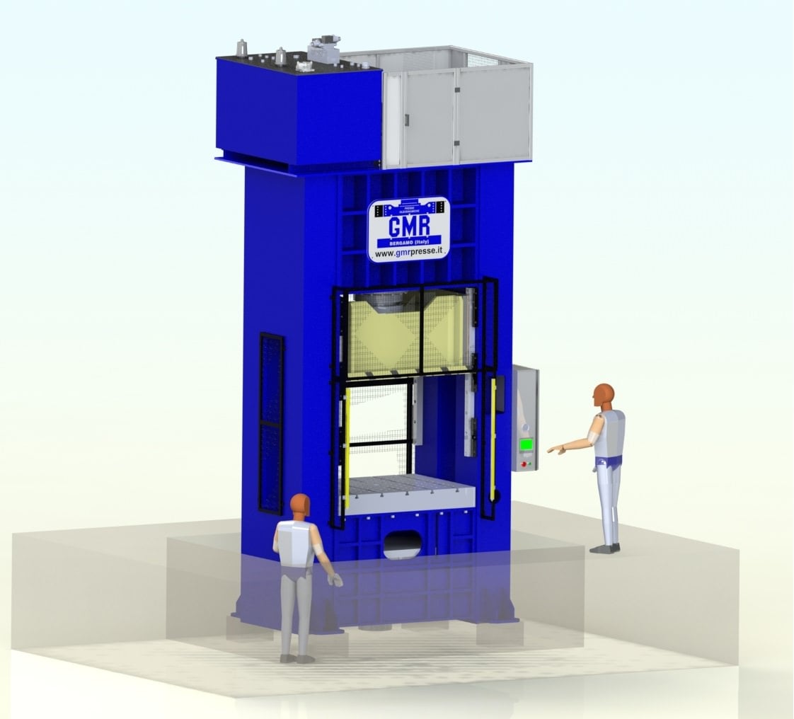 GMR PRESSA OLEODINAMICA 350 TON + 120 TON A MONTANTI 