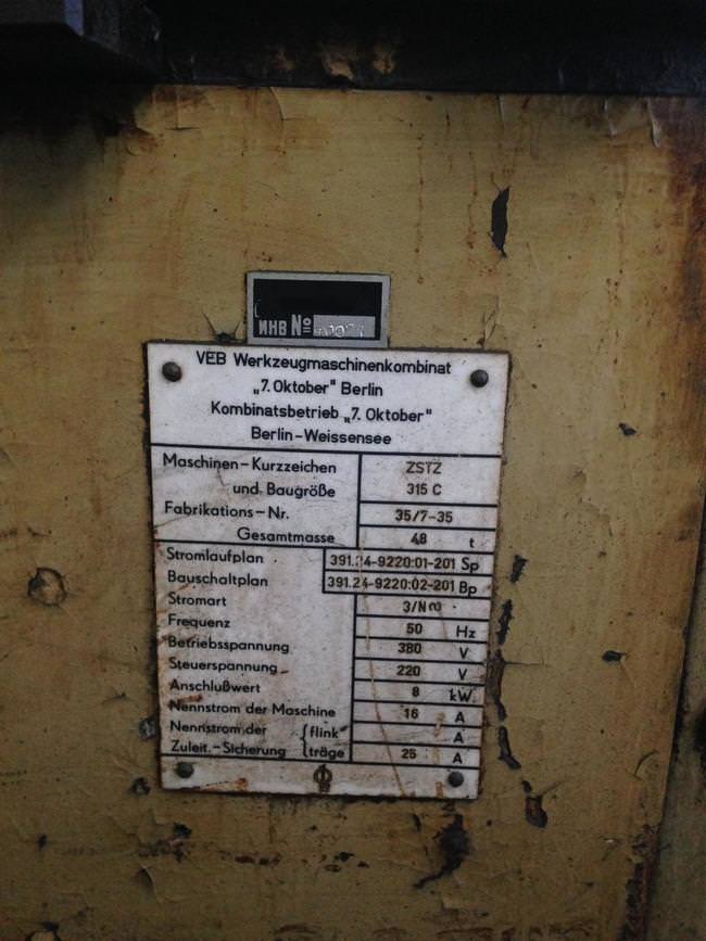 NILLES WMW ZSTZ 315 C  1980