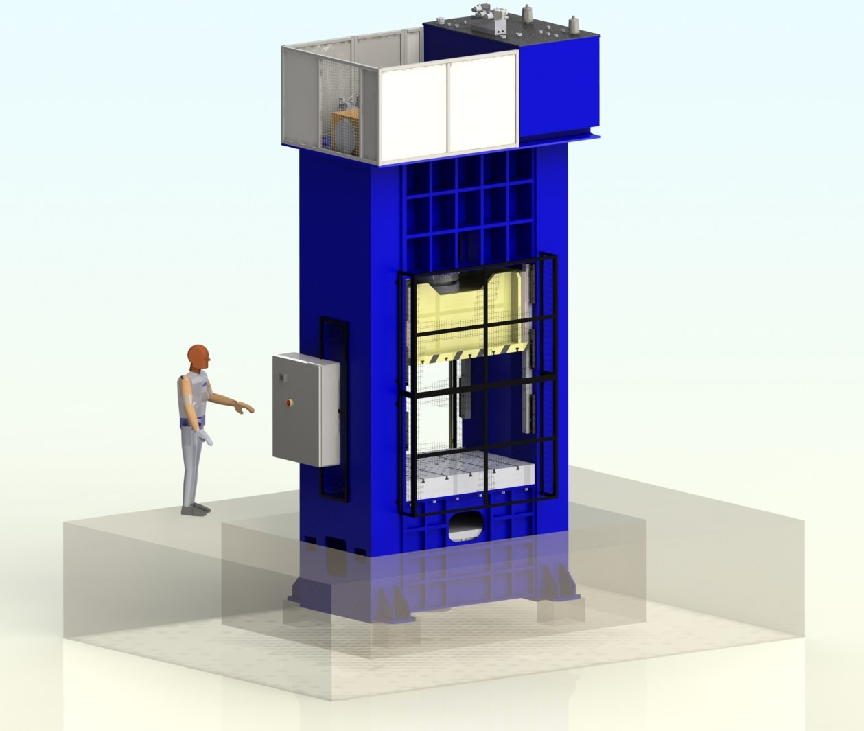 GMR PRESSA OLEODINAMICA 350 TON + 120 TON A MONTANTI 