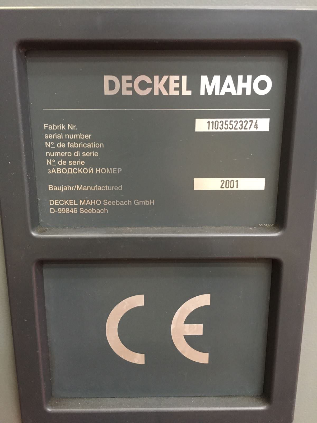 DECKEL MAHO DMU 50 M Dmg  2000