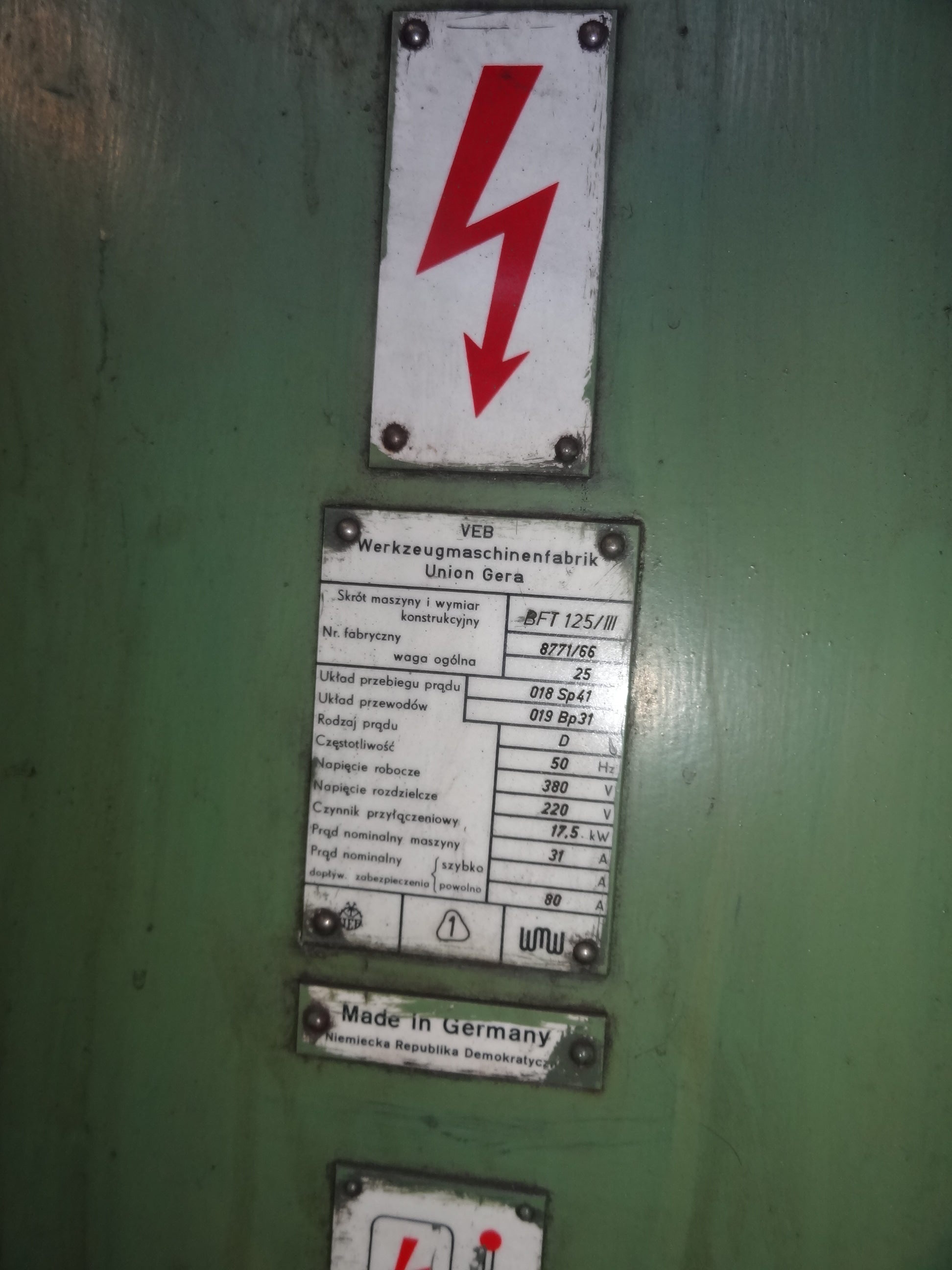 WMW UNION BFT 125  1966