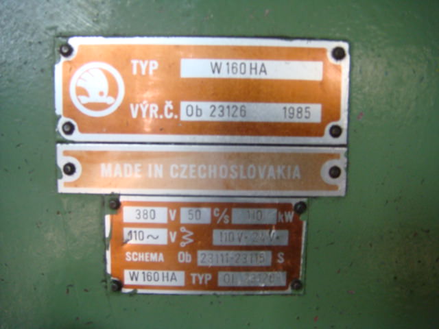 SKODA W160HA  1985