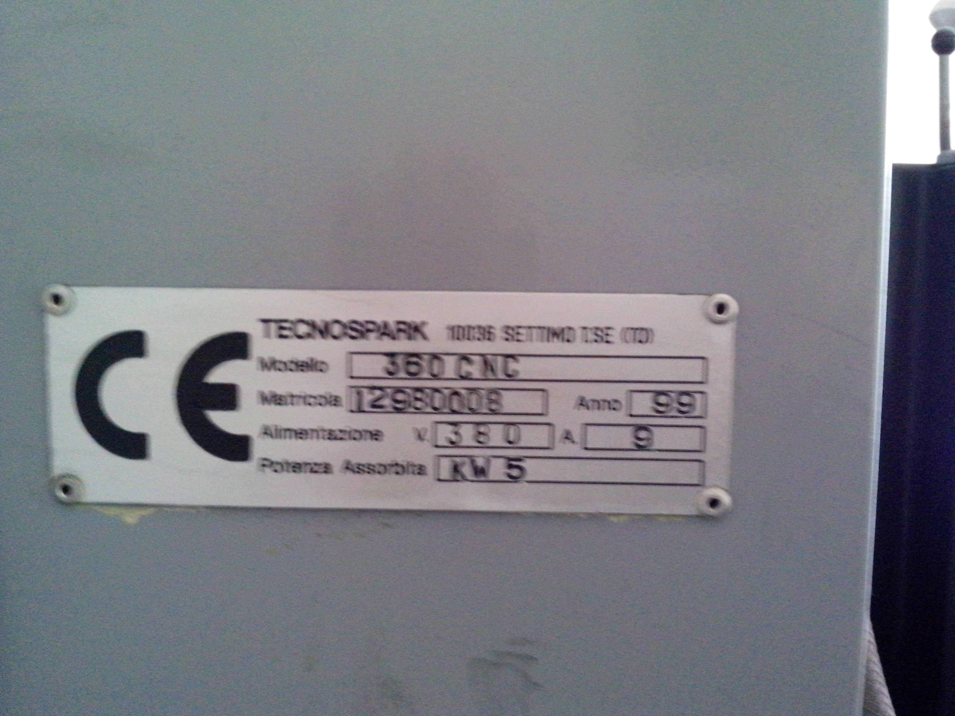 TECNOSPARK 360 CNC 