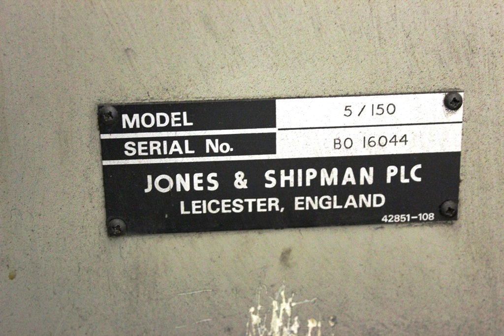 JONES & SHIPMAN 5/150 