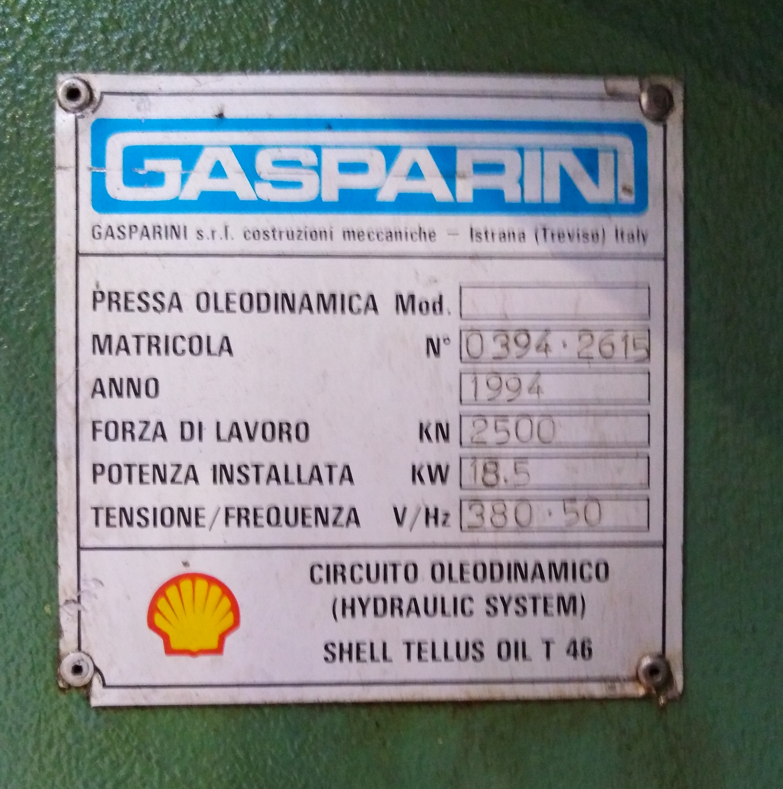 GASPARINI POA 250 