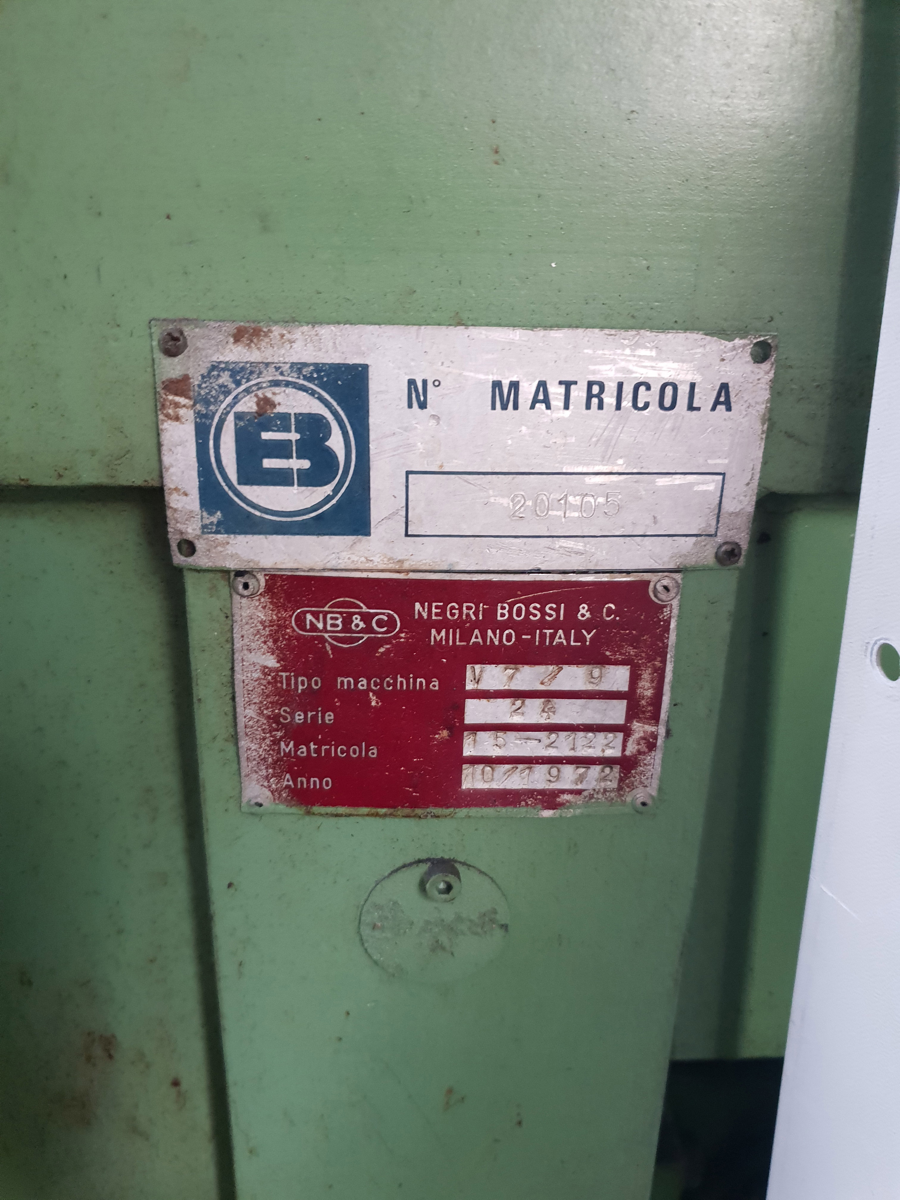 NEGRI BOSSI V 7/9  1972