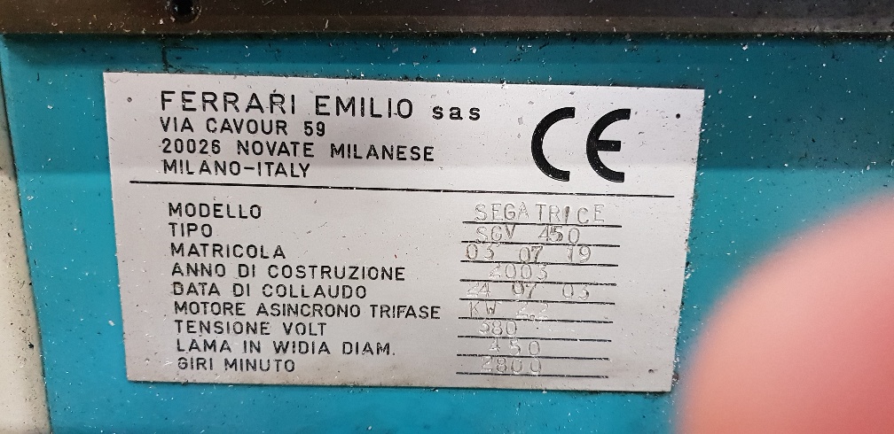 FERRARI EMILIO SGV450CN  2003