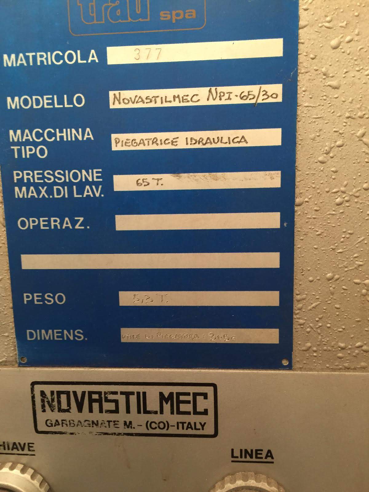 NOVASTILMEC mm.3050x65t 