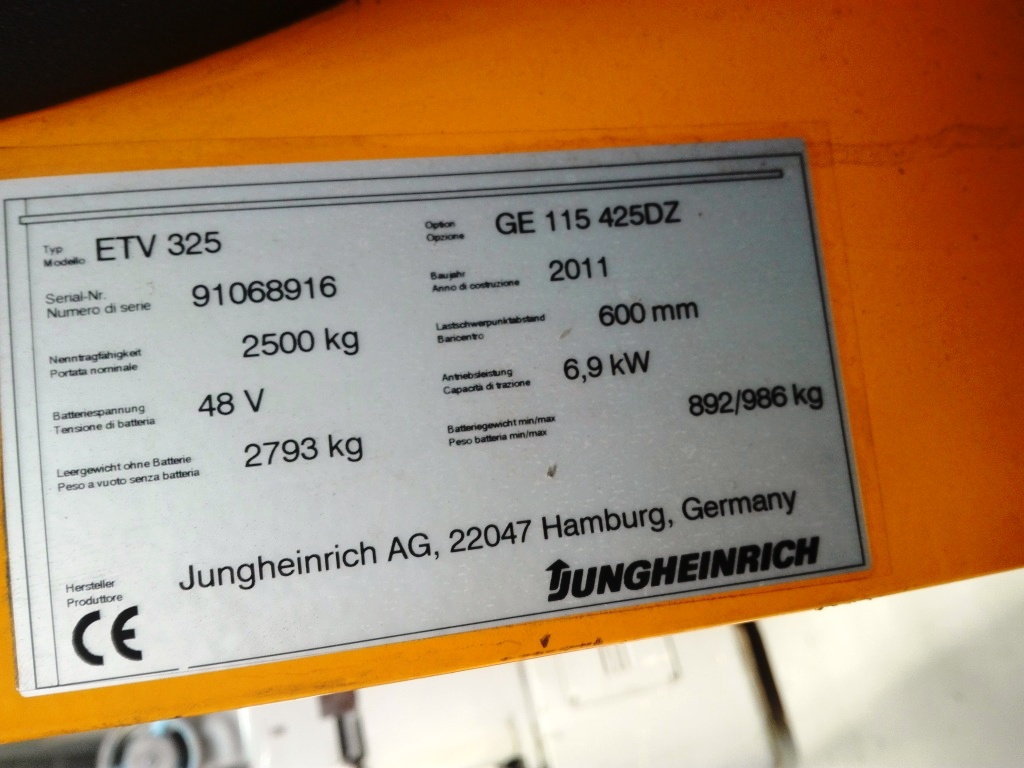 JUNGHEINRICH ETV 325  2011