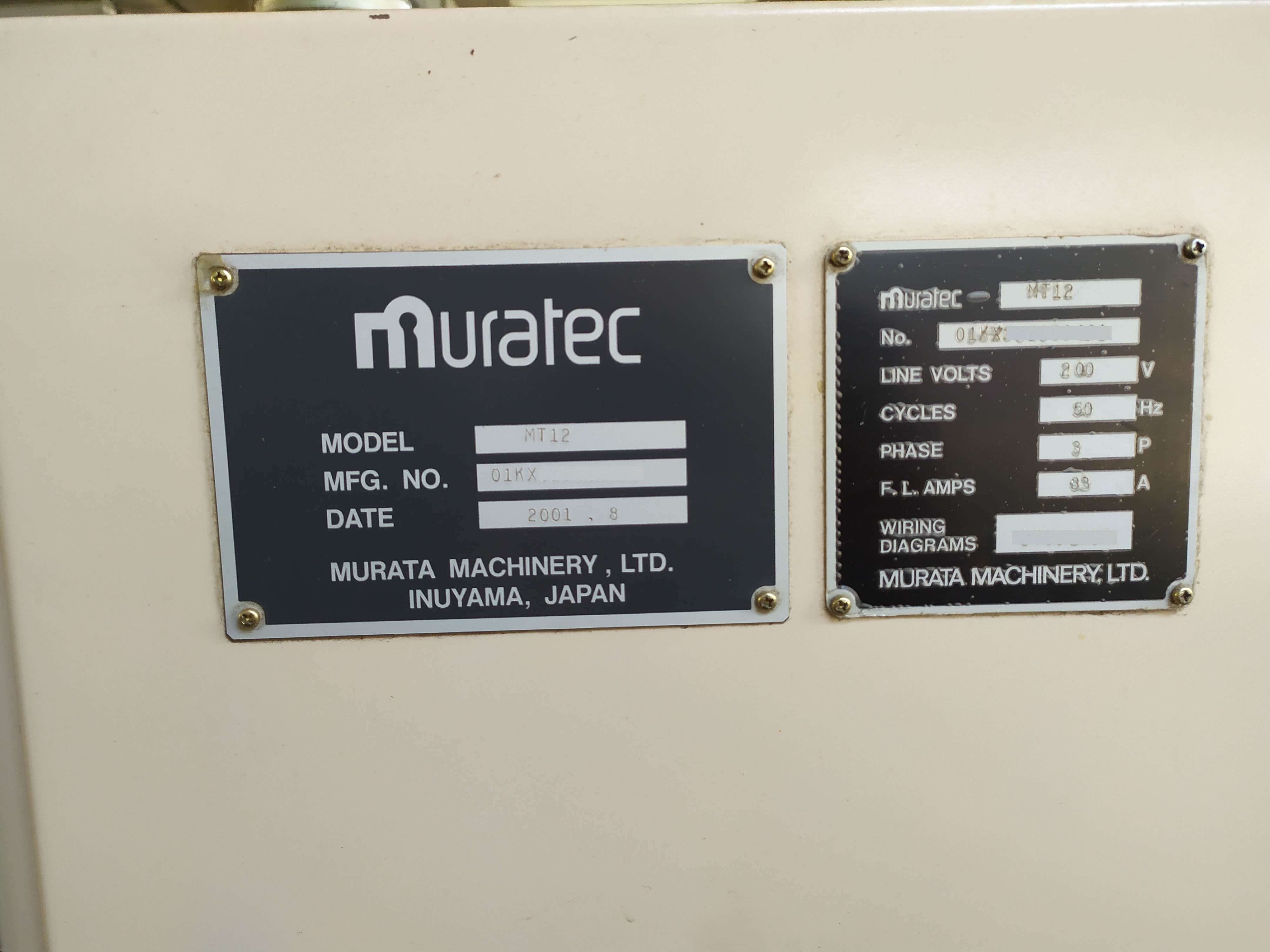 MURATEC MT 12 CNC  2001