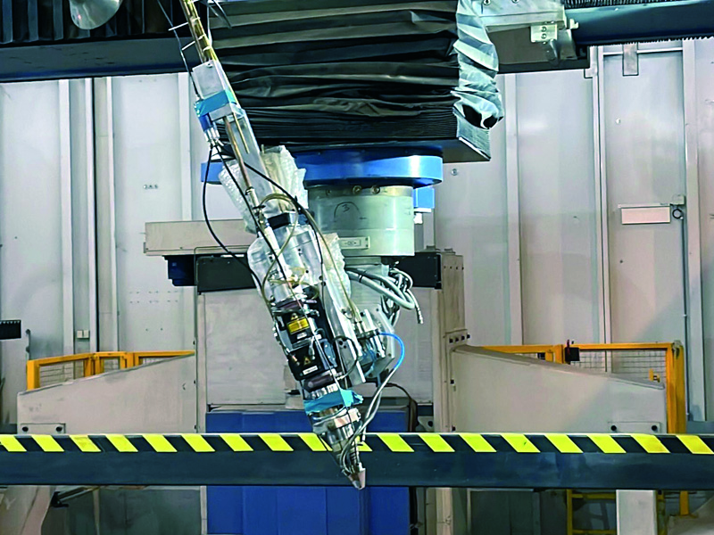 MACCHINA PER RIVESTIMENTO LASER CNC STRUTTURATA A PORTALE GTV LDF - 4000  2012