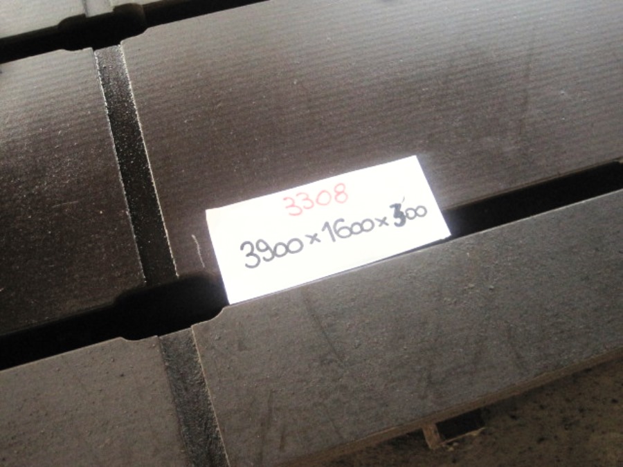 3900X1600 Piano con cave a T 
