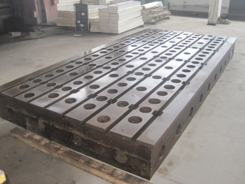 4000X2000 Piano con cave a T 
