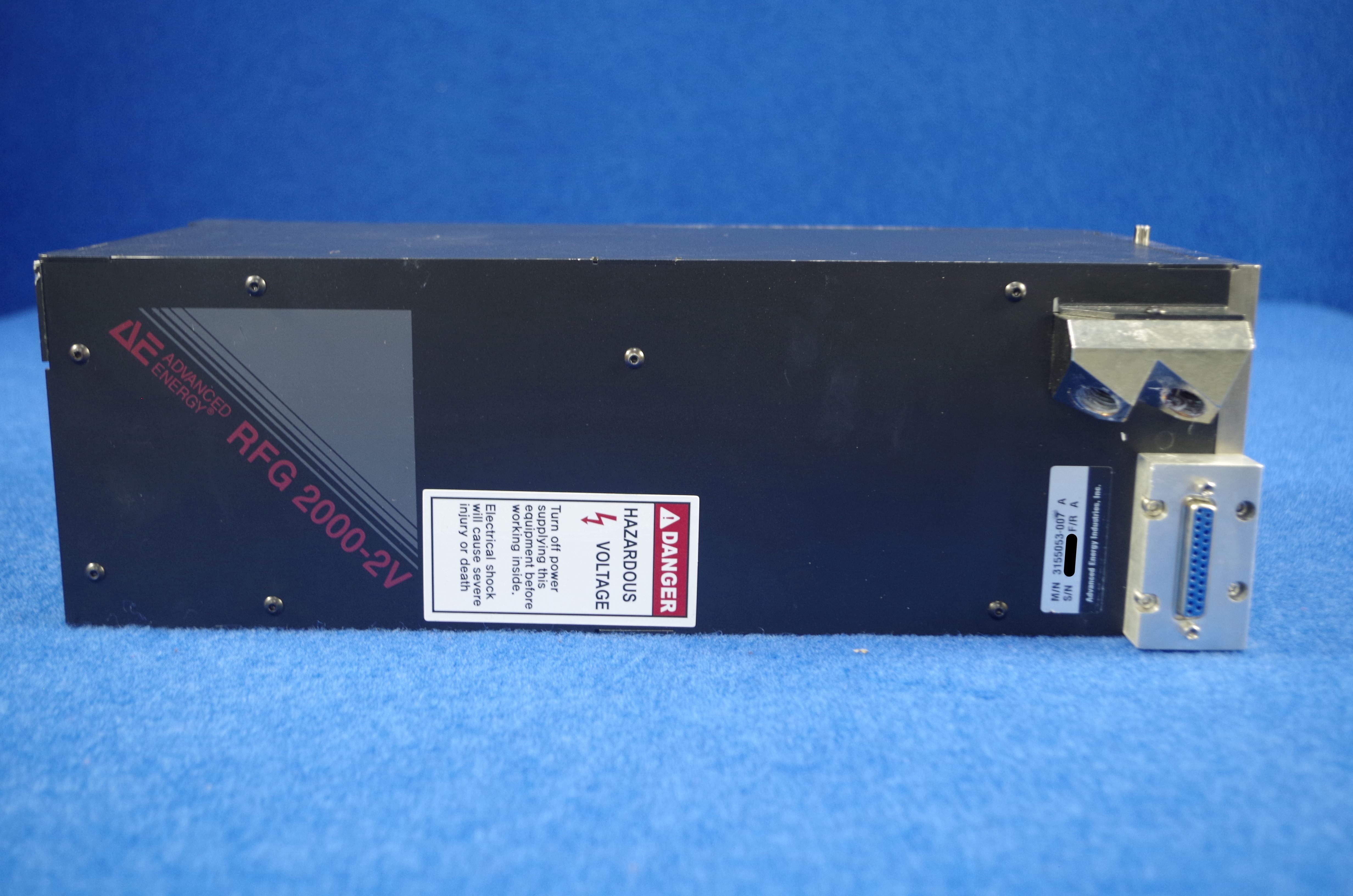 ADVANCED ENERGY AE RFG 2000-2V RF Generator #3155053-007  2015
