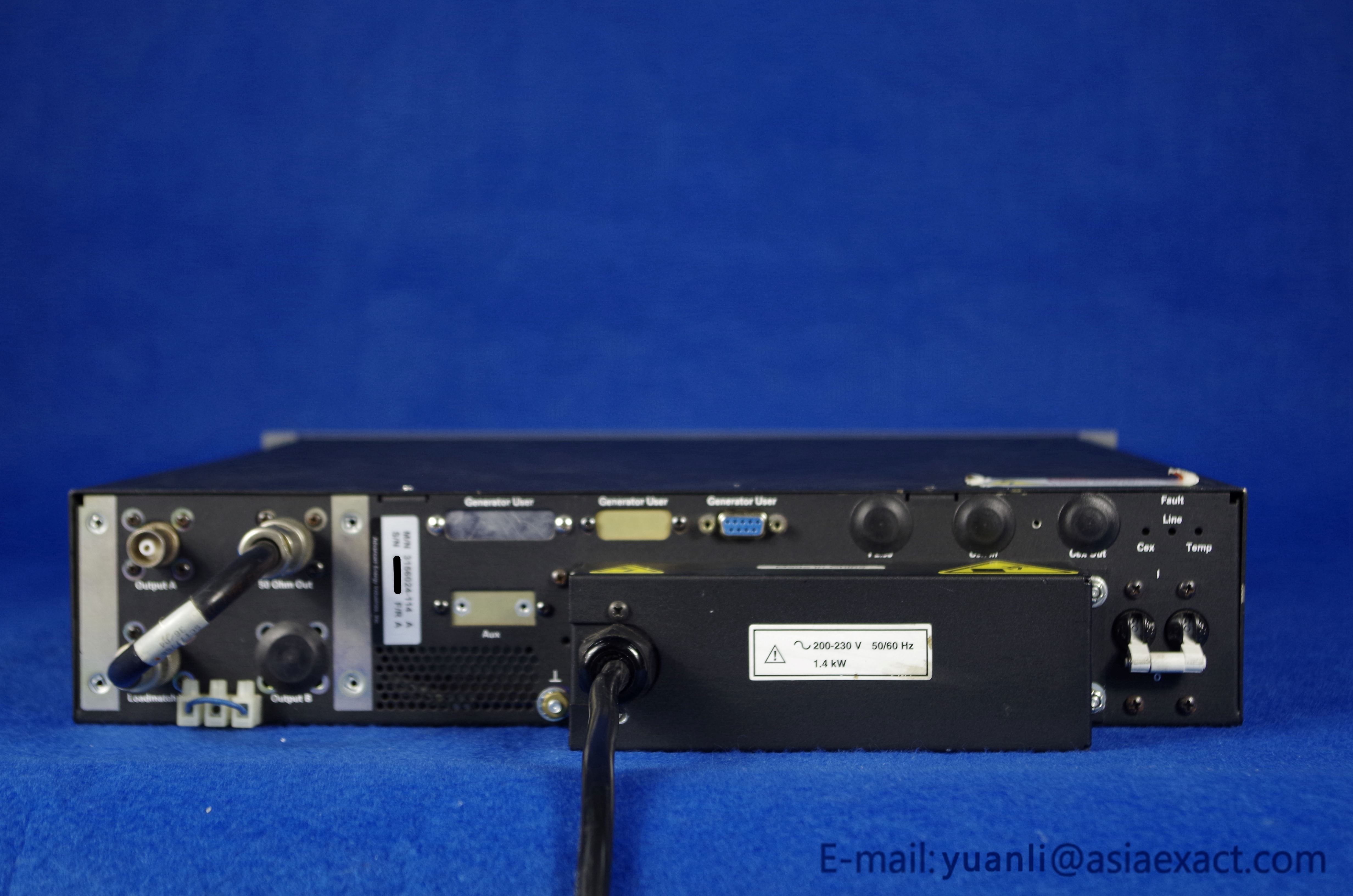 ADVANCED ENERGY AE PDX-1400 RF Generator, 3156024-114 