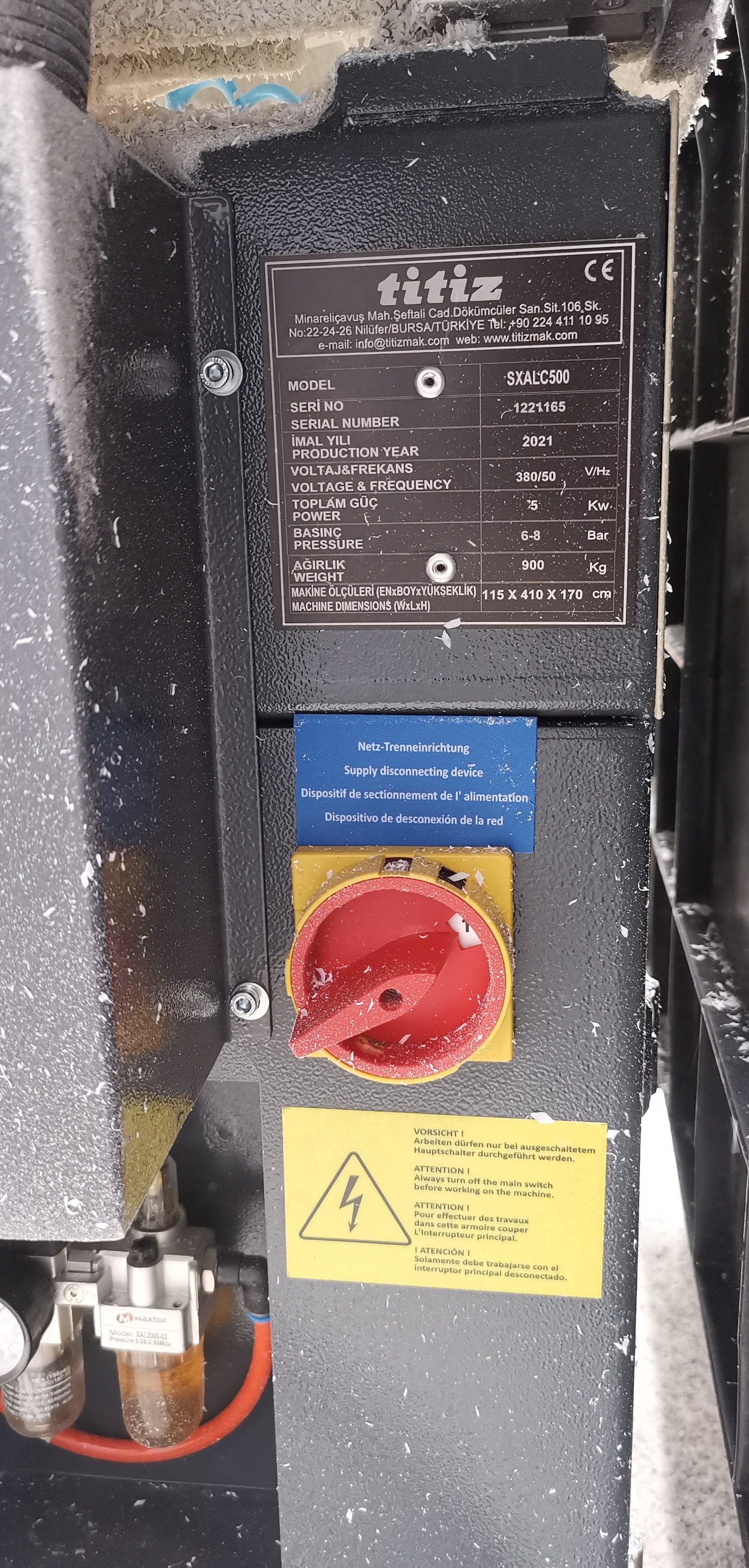 S.G. MAKINA SX ALC 500  2021