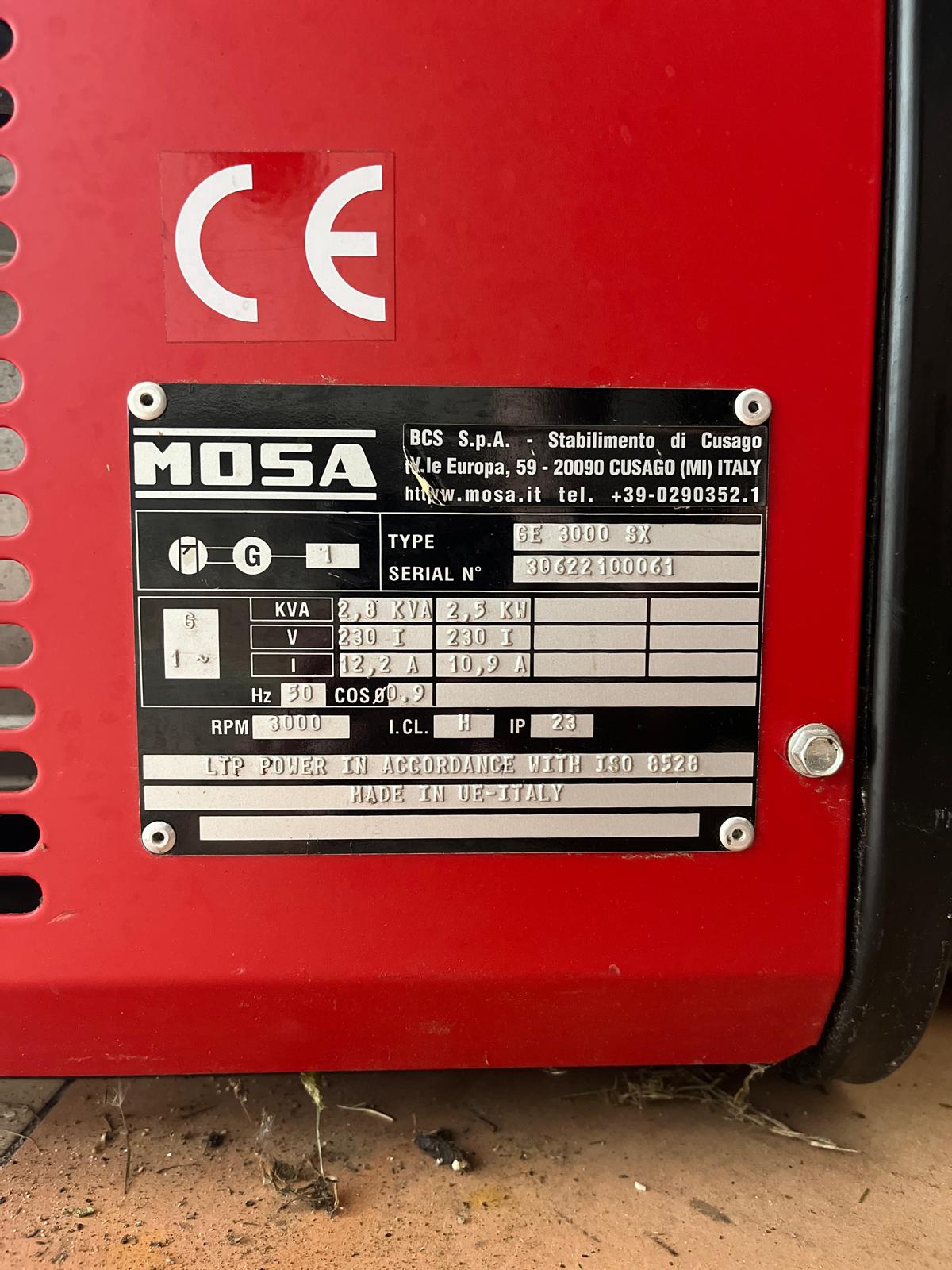 MOSA GE 3000 SX 