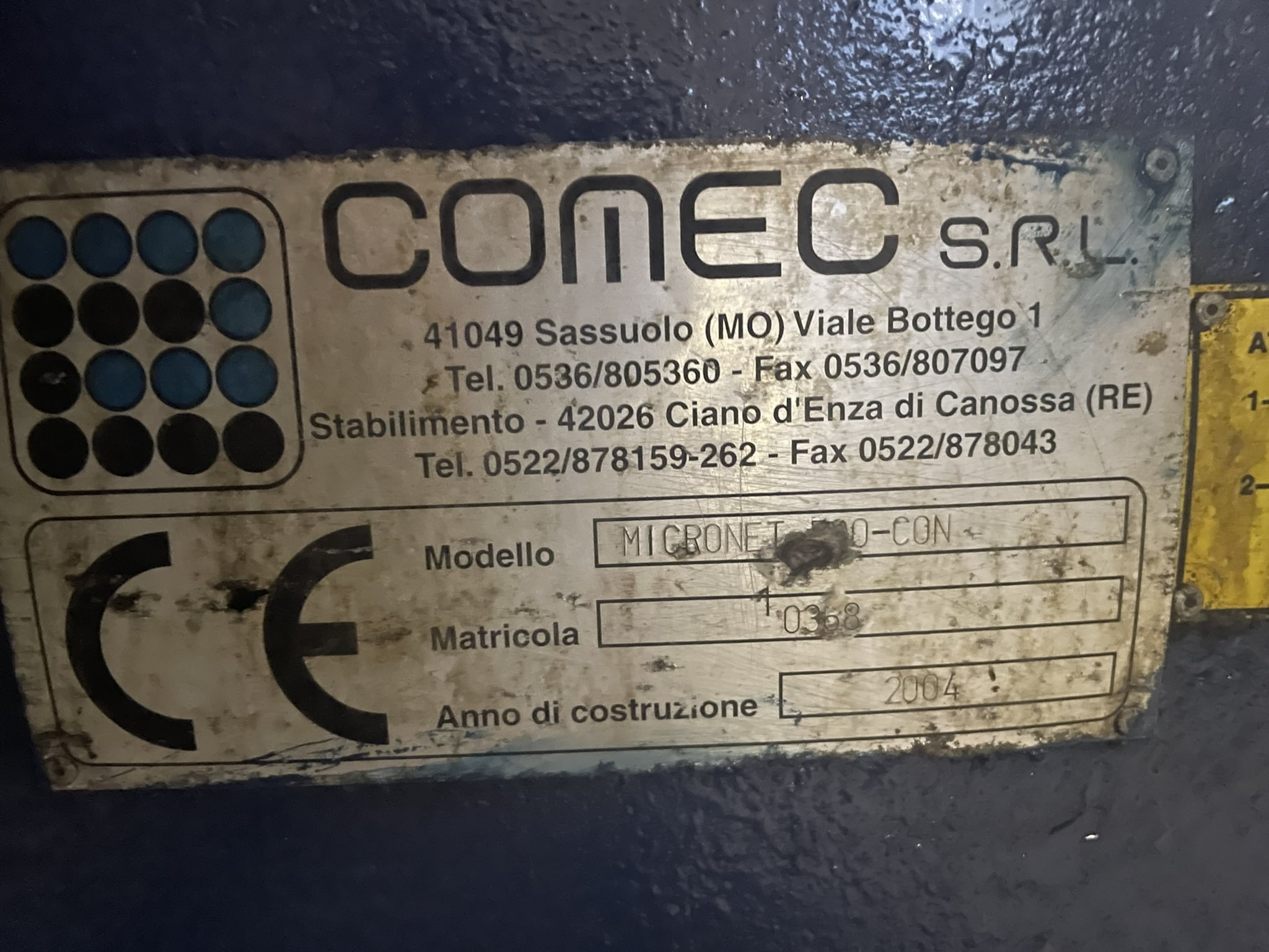 COMEC - MICRONET Micronet  2004