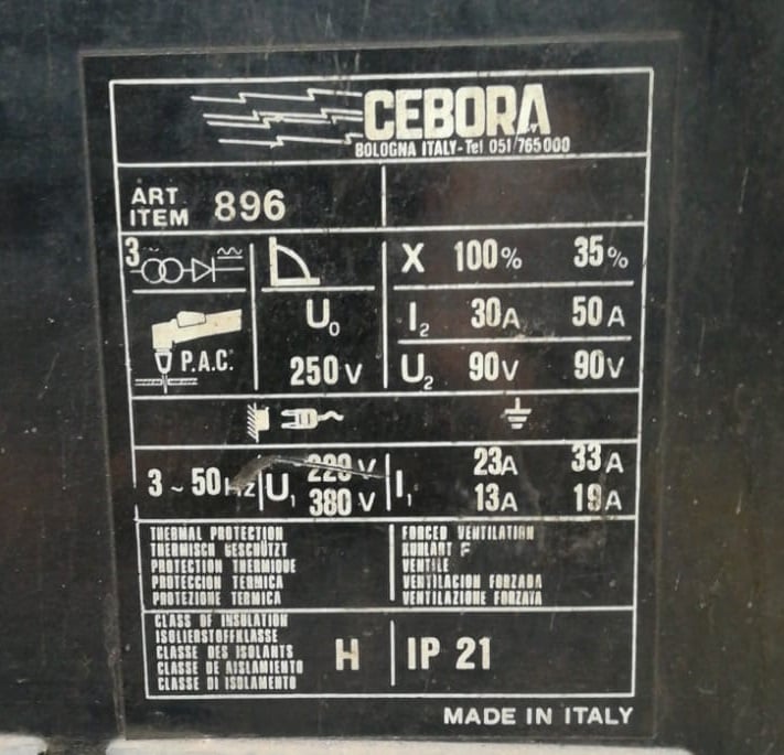 CEBORA SOUND PROF 50 TIPO 896 