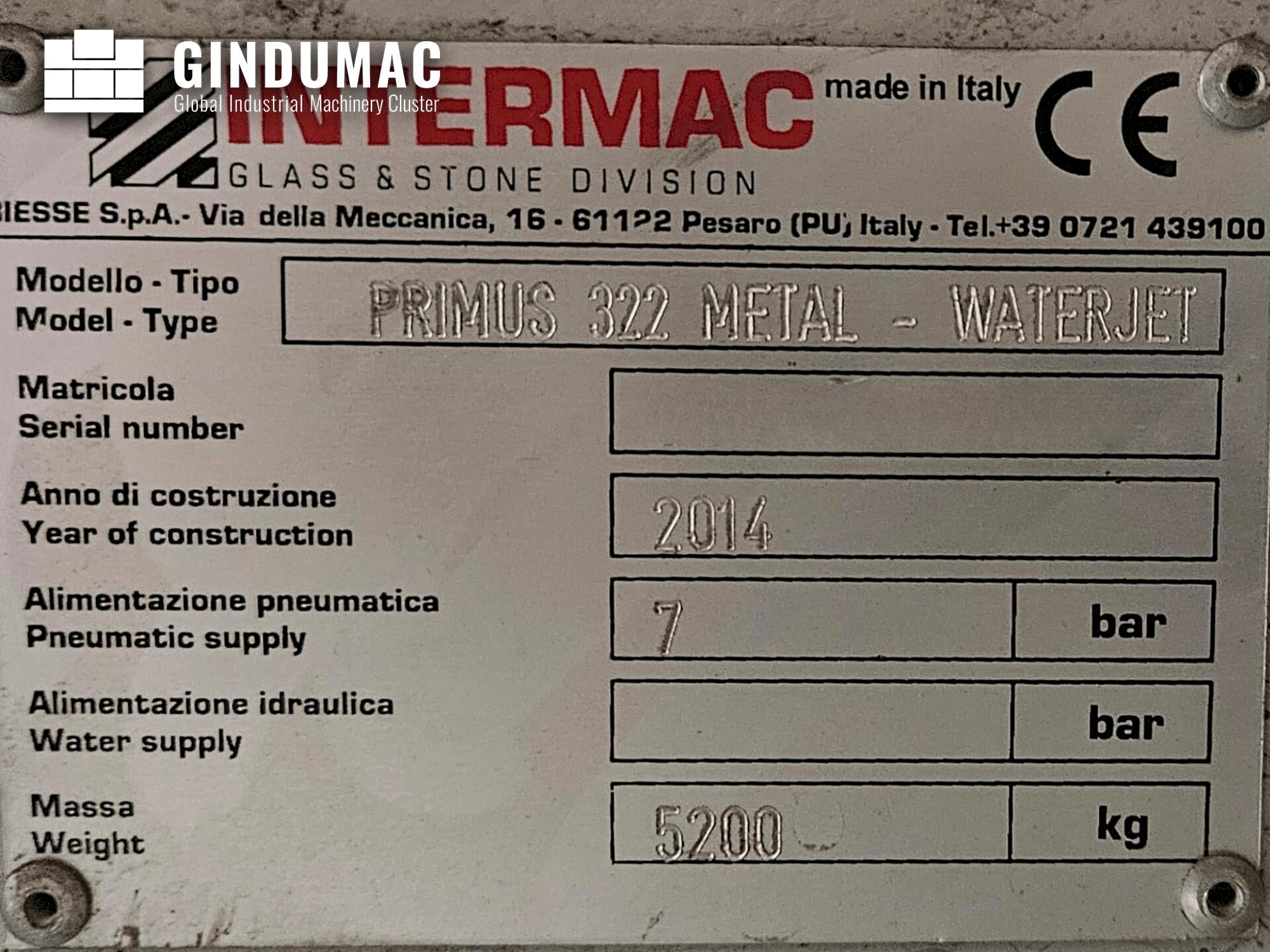 INTERMAC primus 322  2014