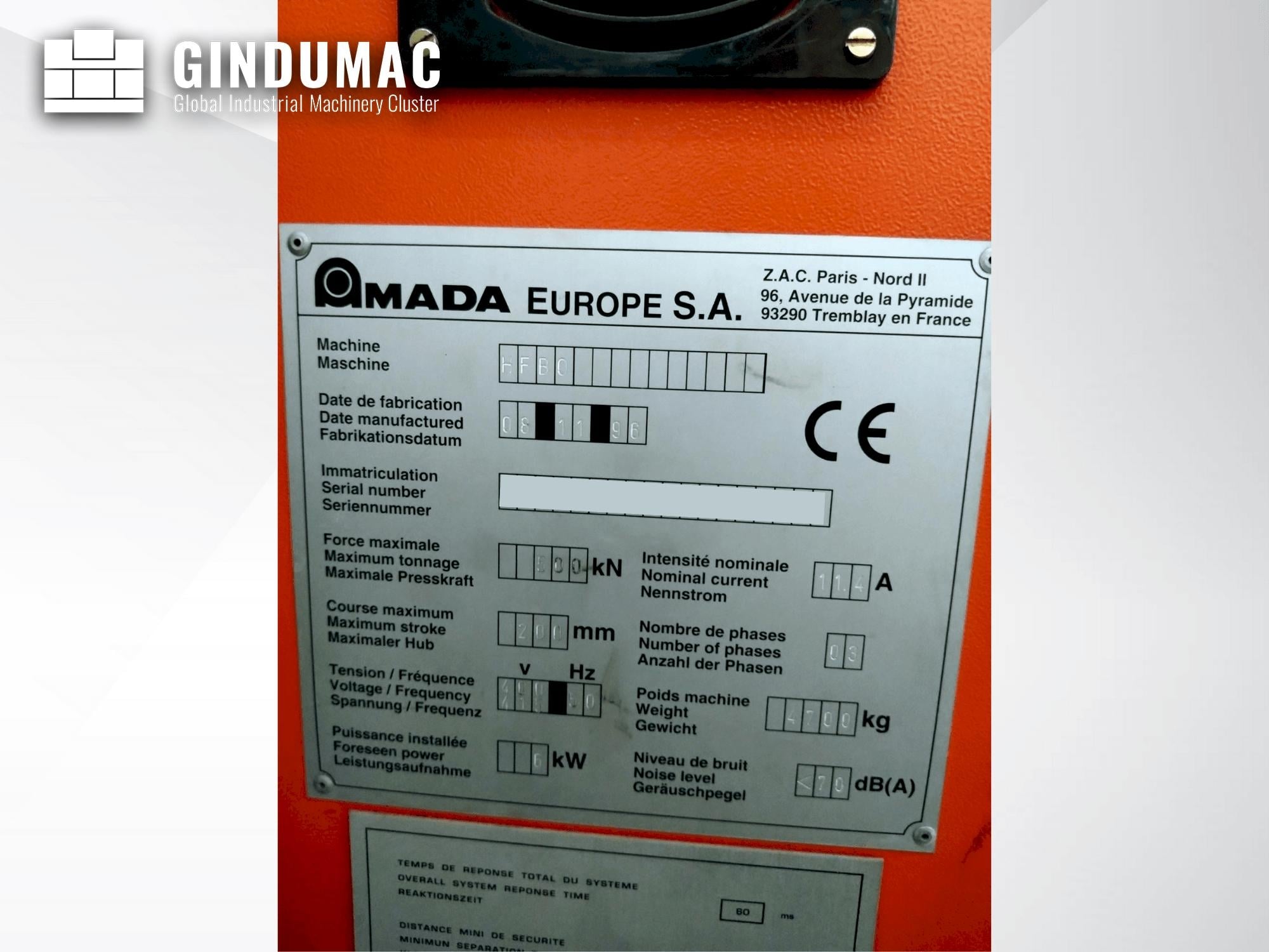 AMADA HFBO 50 20  1996