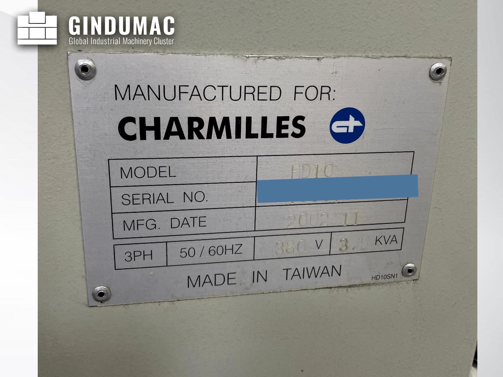 CHARMILLES HD10 