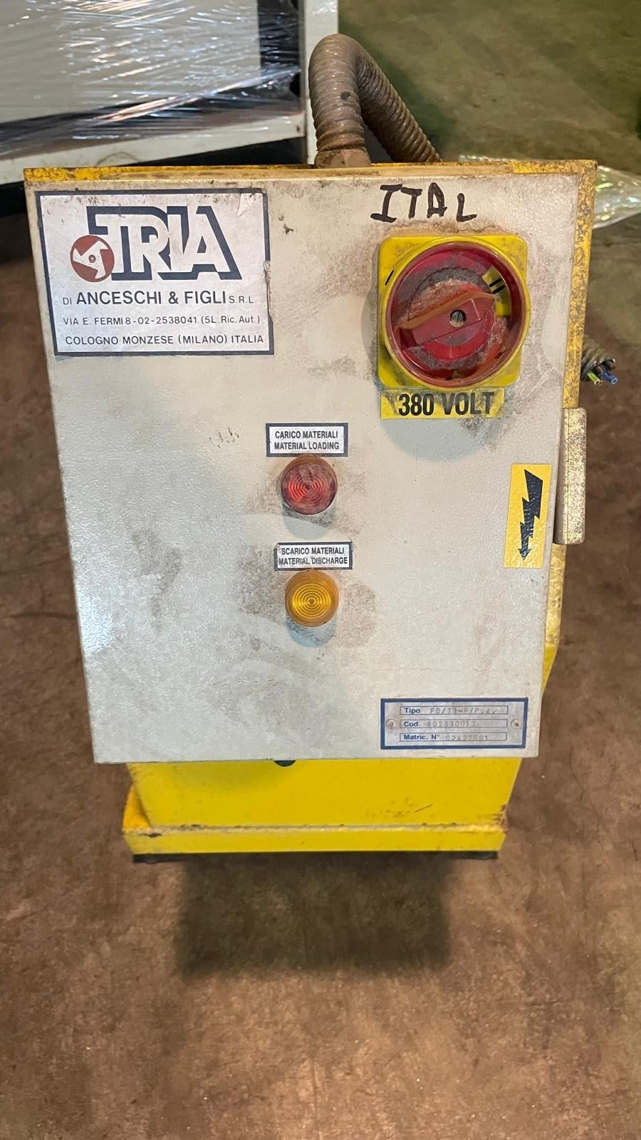 TRIA ALIMENTATORE GRANULI TRIA MOD. FD/T3-P/PA 