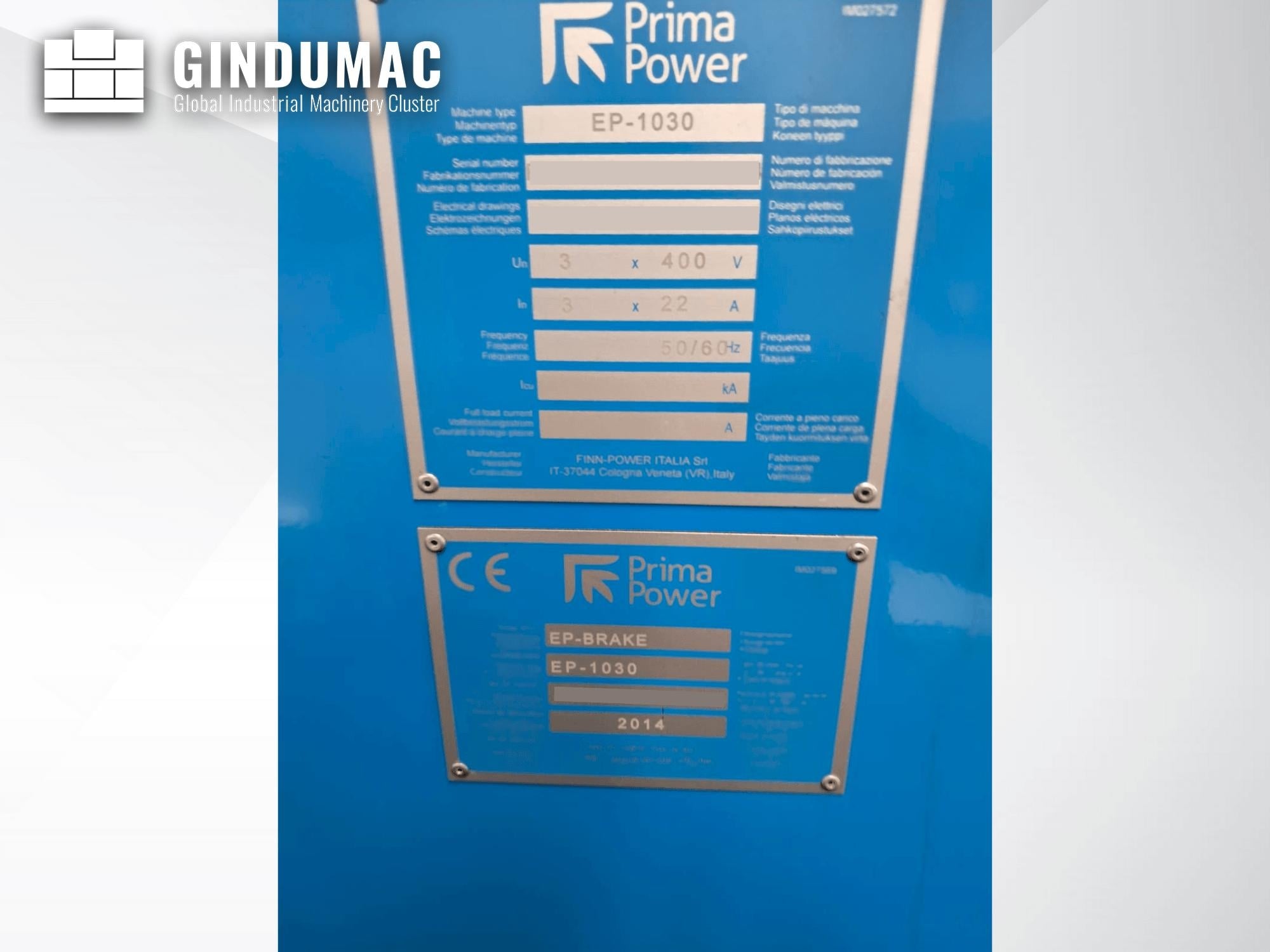 PRIMA POWER EP-1030  2014