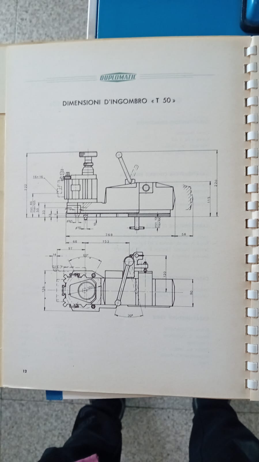DUPLOMATIC Duplomatic Idrocopiatore mod T 50 