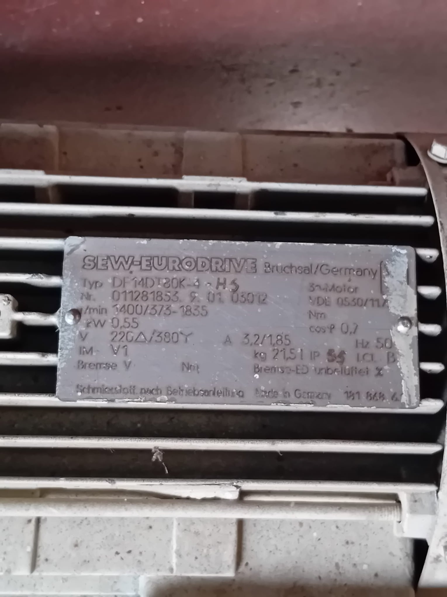 MOTORIDUTTORE SEW-EURODRIVE SA40 HS 