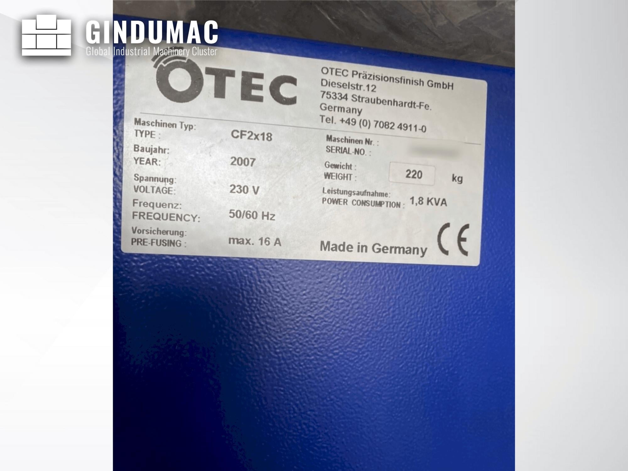 OTEC CF 2x 18  2007