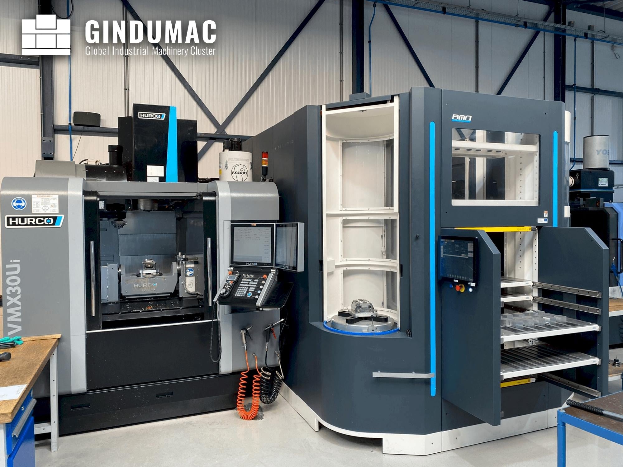 HURCO VMX30Ui + BMO Automation Titanium 50  2017