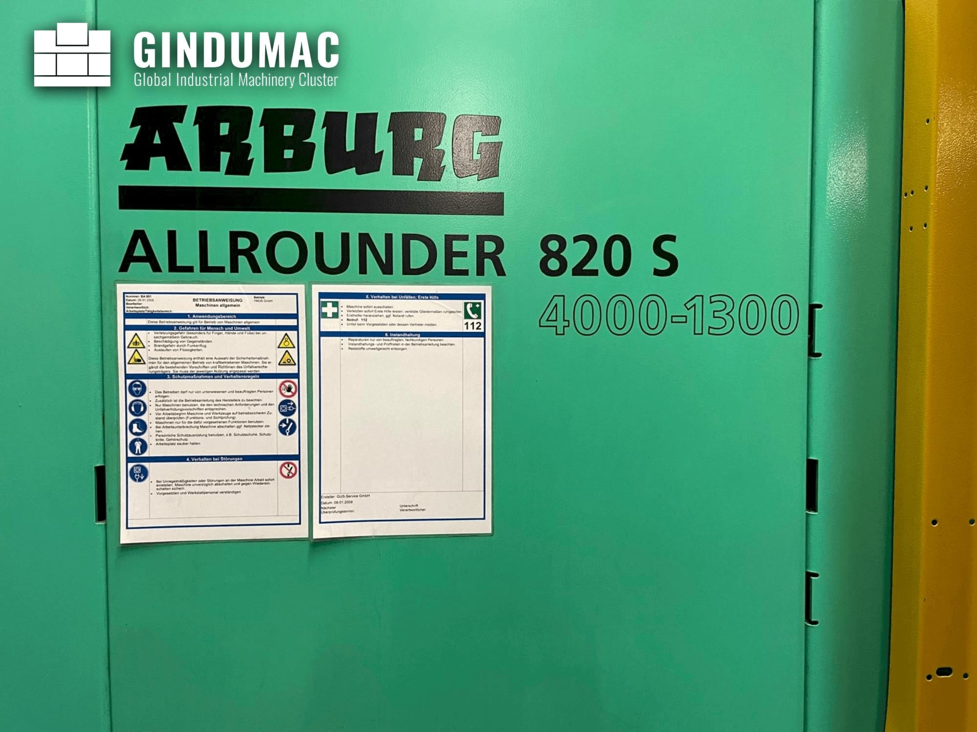 ARBURG Allrounder 820 S 4000-1300/350  2007