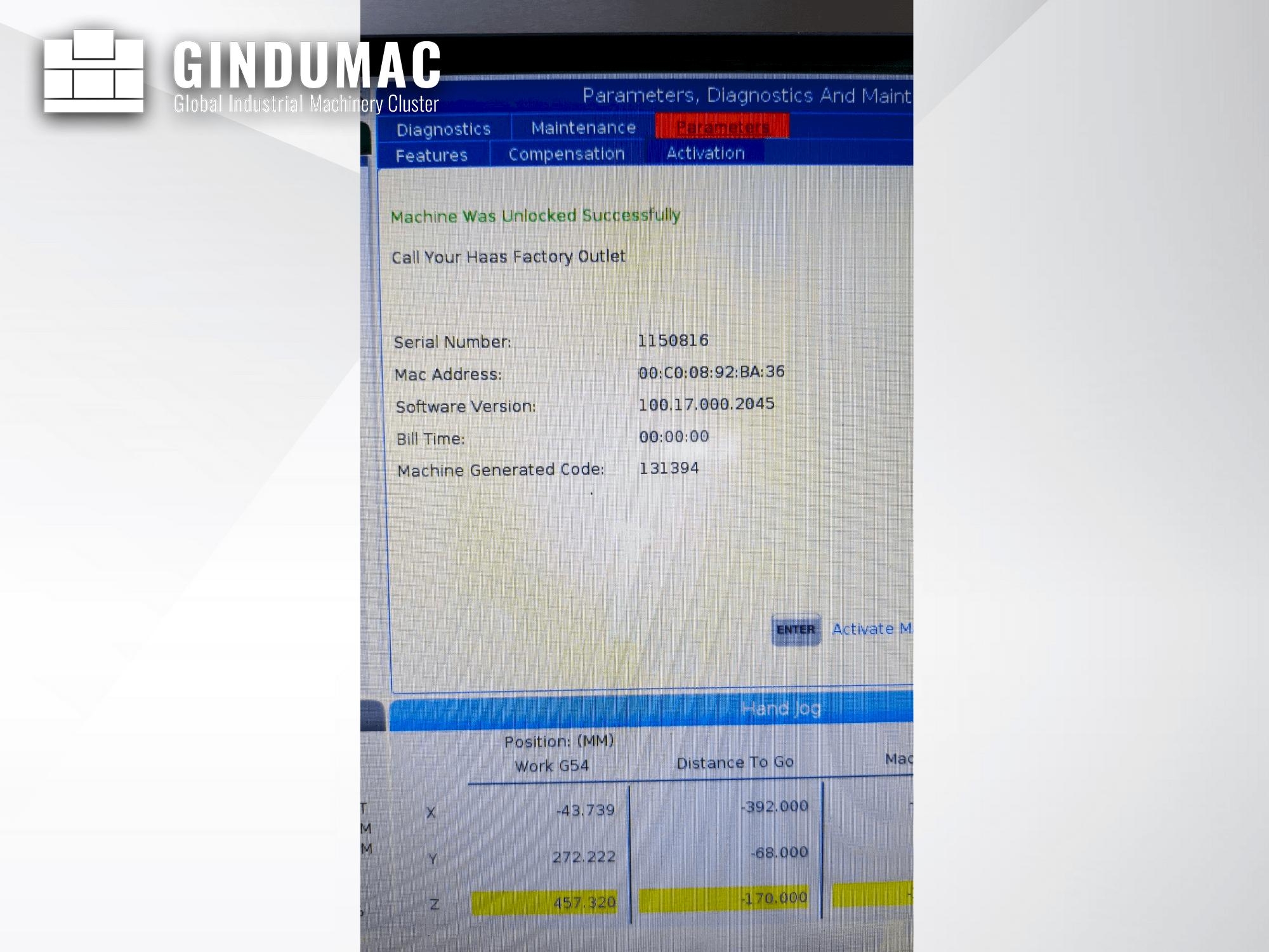 HAAS VF-3SSYT with HRT 210 4X  2018