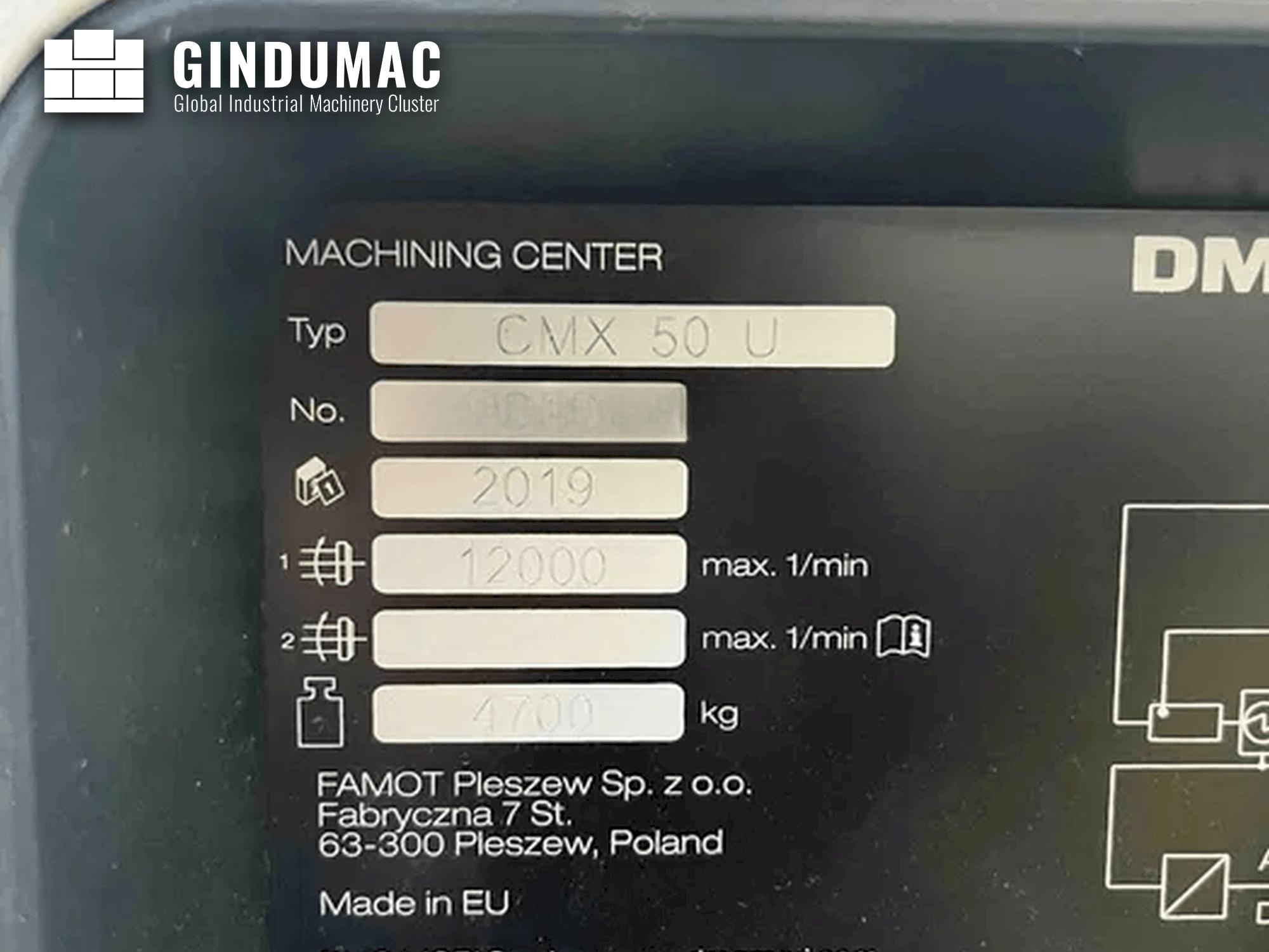 DMG MORI CMX 50 U  2019