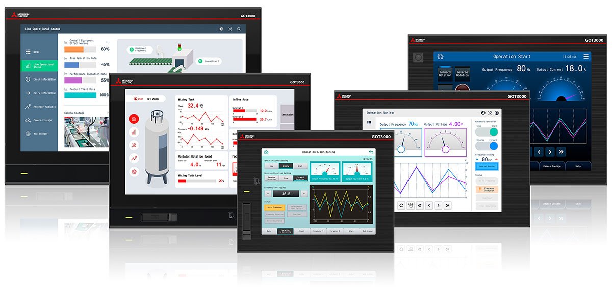 Mitsubishi Electric introduces its next-generation GOT3000 operator panels.