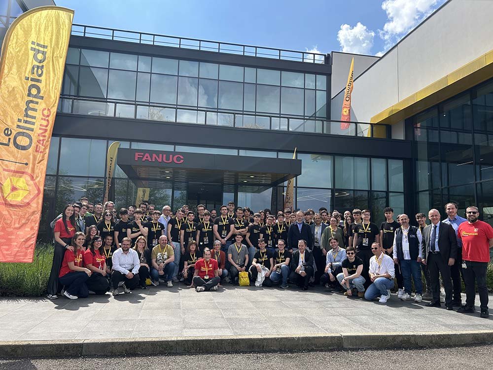 FANUC Olympics 2026: 40 Italian schools will compete in robot and CNC machine programming.