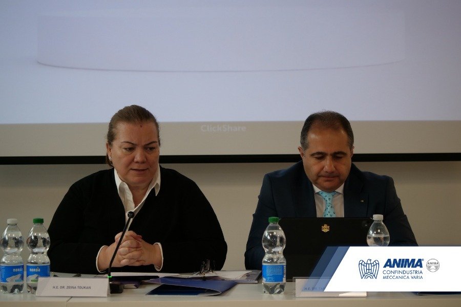 Anima Confindustria met with ministers from Jordan in Milan
